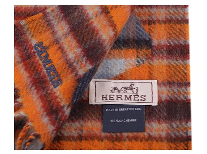 Hermès Sciarpa Tartan Echec au Roi Multicolore - vista 9