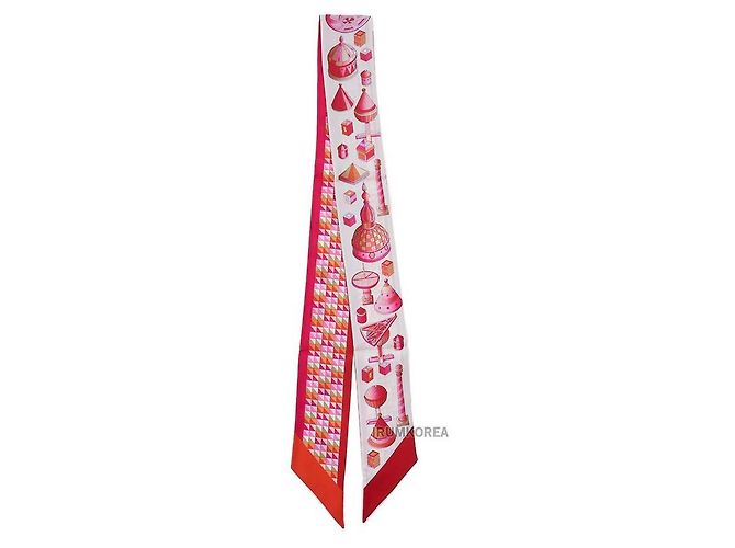 Salvatore Ferragamo Foulard di seta Cotton Candy Multicolore - vista 2