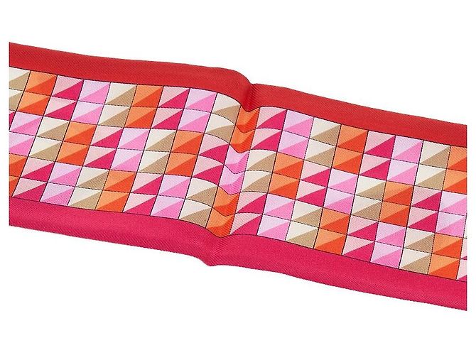 Salvatore Ferragamo Foulard di seta Cotton Candy Multicolore - vista 4