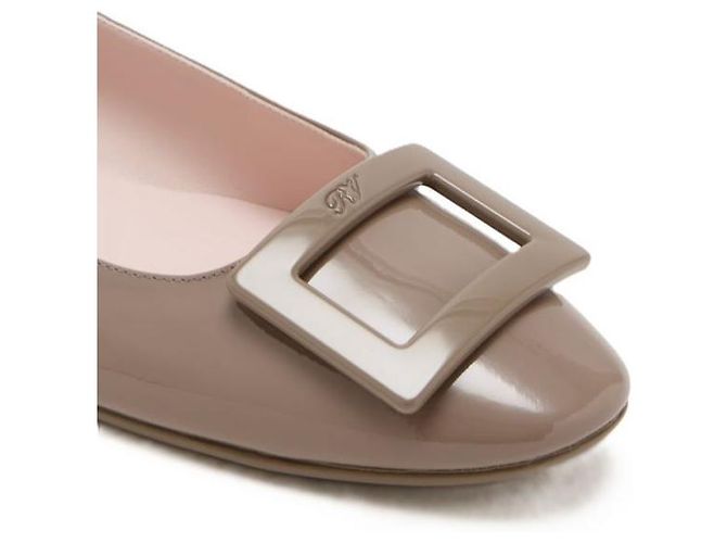 Roger Vivier Look Ballerina Marrone - vista 4
