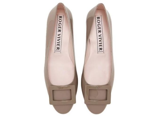 Roger Vivier Look Ballerina Marrone - vista 6