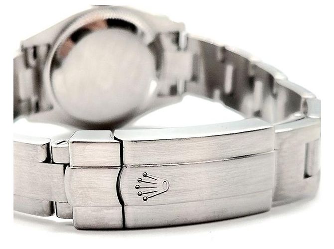 Rolex Oyster Perpetual Steel Uhr Schwarz - Ansicht 4