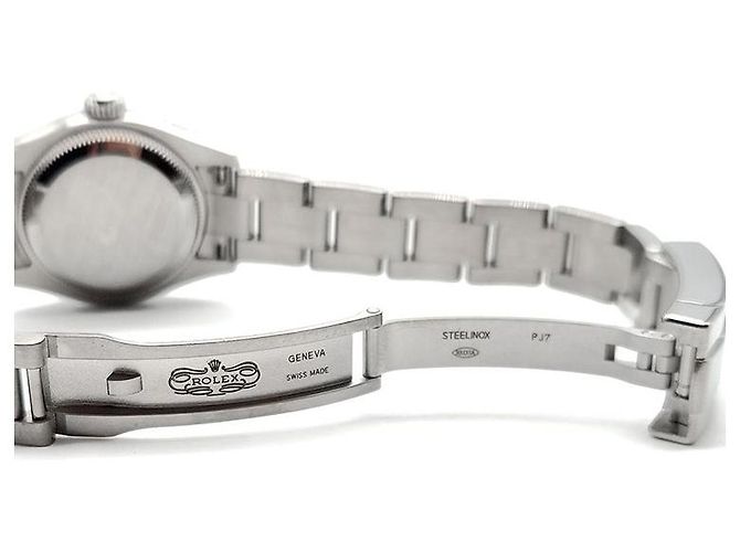 Rolex Oyster Perpetual Steel Uhr Schwarz - Ansicht 5
