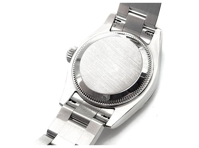 Rolex Oyster Perpetual Steel Uhr Schwarz - Ansicht 6