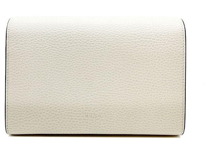 Gucci Dionysus Lederhandtasche mit Kette, Farbe Ivory, unbenutzt Weiß - Ansicht 8