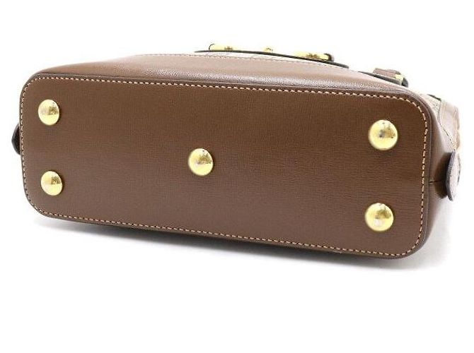 Horsebit 1955 Gucci Picca borsa con manico e morsetto Marrone - vista 6