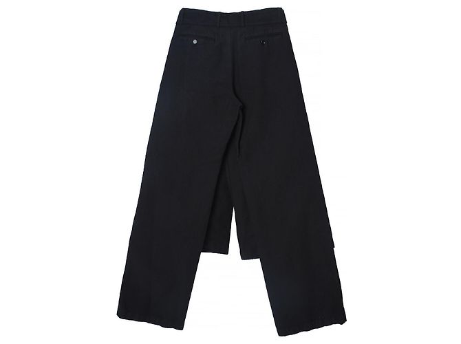 Pantaloni in twill di cotone Dries Van Noten PRIFFITH Nero - vista 2