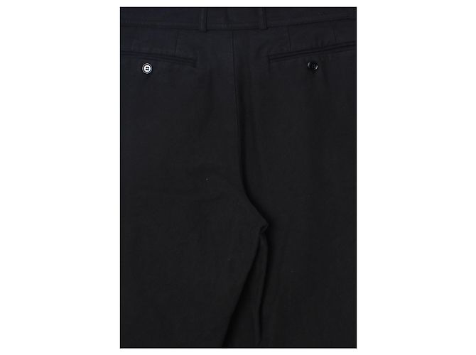 Pantaloni in twill di cotone Dries Van Noten PRIFFITH Nero - vista 4