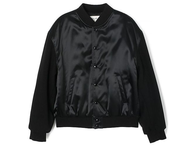 Céline Satin Nylon Teddy Jacket Black - view 2