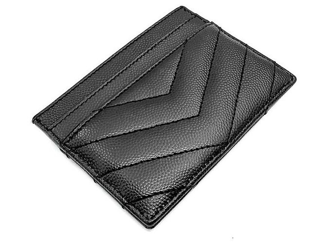 Saint Laurent Portacarte Monogram Nero - vista 3