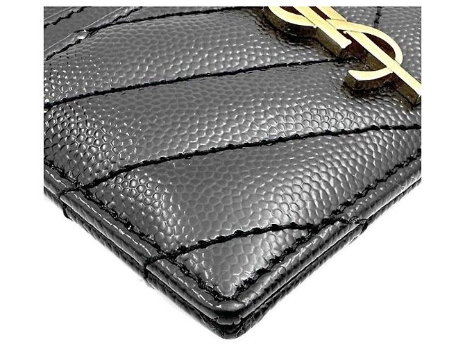 Saint Laurent Portacarte Monogram Nero - vista 6