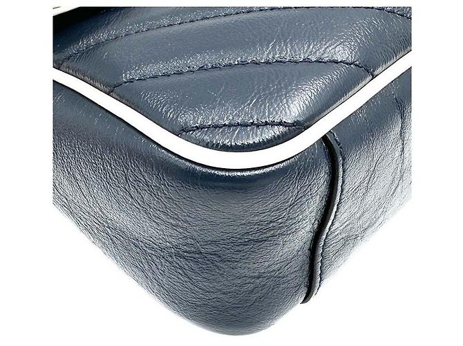 Gucci Borsa a tracolla Marmont Matelassé Blu - vista 6