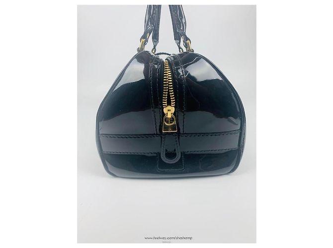 Gucci Borsa Tote Boston Stitch brevettata Nero - vista 3