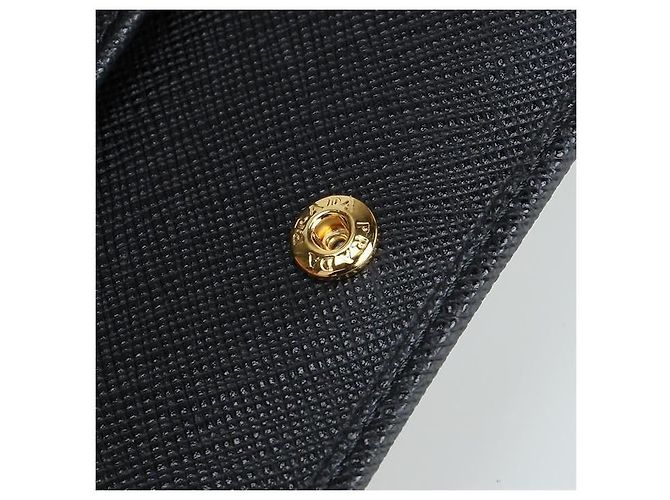 Cartera Prada Saffiano de piel negra Negro - vista 7