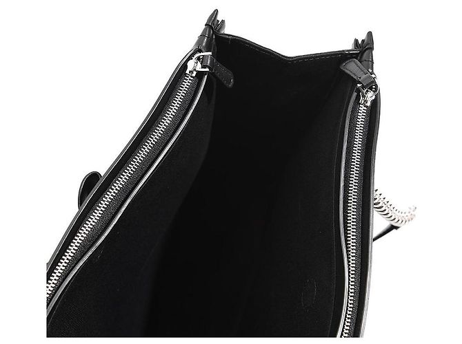 Salvatore Ferragamo Saco Tote acolchoado Viva Bow com strass Preto - vista 17