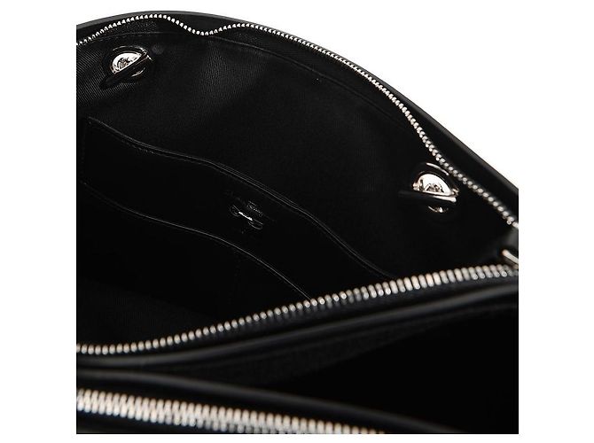 Salvatore Ferragamo Saco Tote acolchoado Viva Bow com strass Preto - vista 19