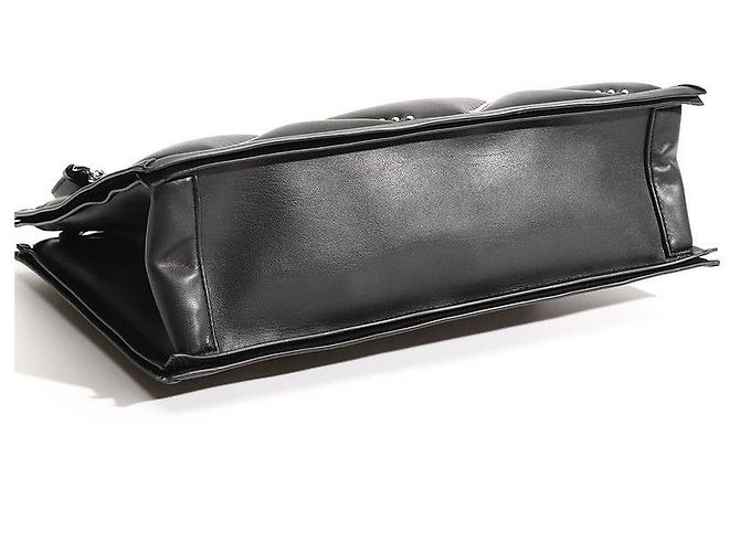 Salvatore Ferragamo Saco Tote acolchoado Viva Bow com strass Preto - vista 20