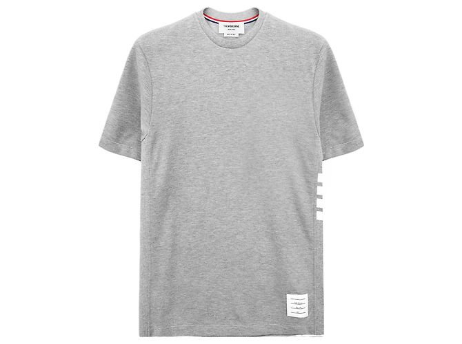 Thom Browne Side Stripe Short Sleeve T-Shirt - view 6