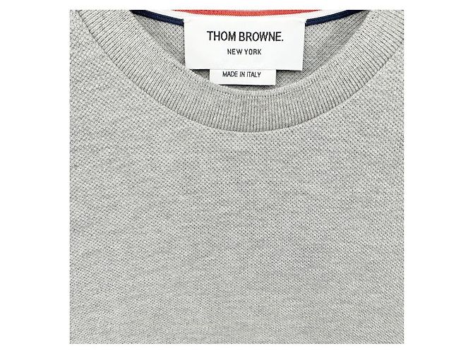 Thom Browne Side Stripe Short Sleeve T-Shirt - view 9