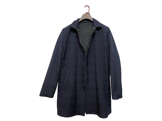 Kiton Abrigo reversible de cachemira Negro - vista 4
