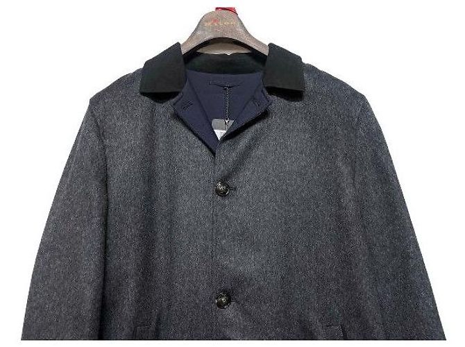 Kiton Abrigo reversible de cachemira Negro - vista 5
