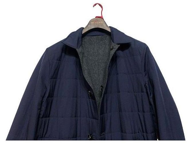 Kiton Abrigo reversible de cachemira Negro - vista 6