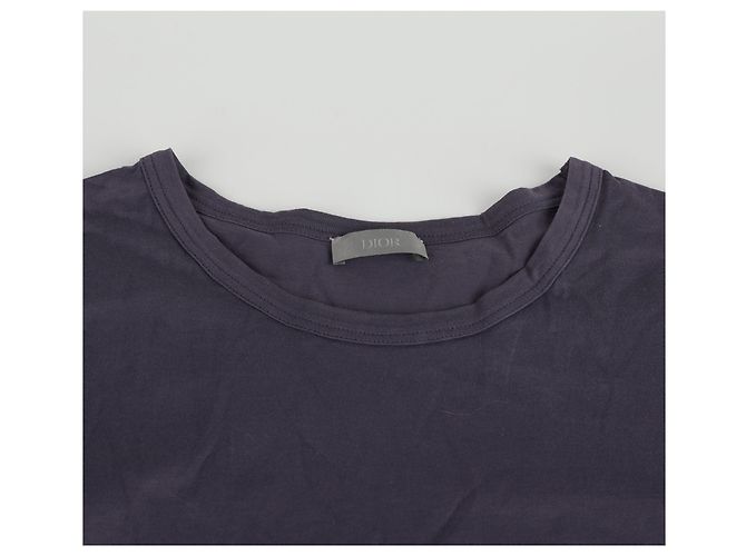 Dior CD Icon Logo Baumwoll-T-Shirt in Lila XL - Ansicht 4