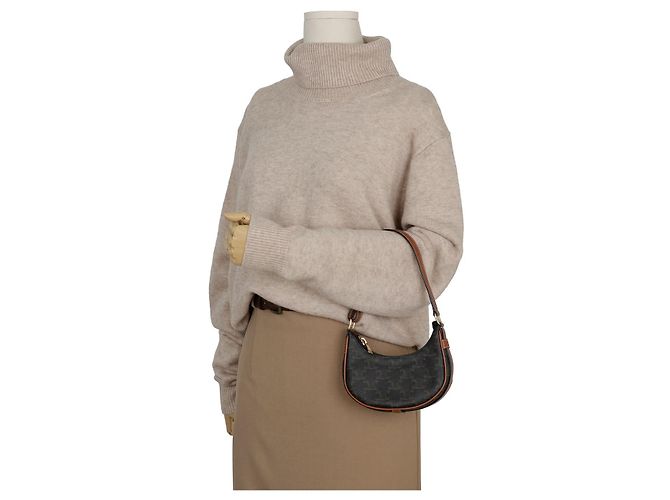 16 Céline Hobo Mini Schultertasche Schwarz - Ansicht 9