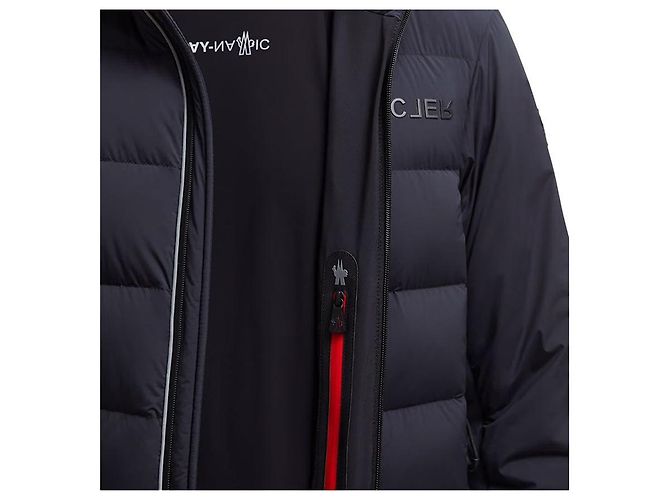 Moncler POCOL Grenoble Logo Down Jacket Black - view 2