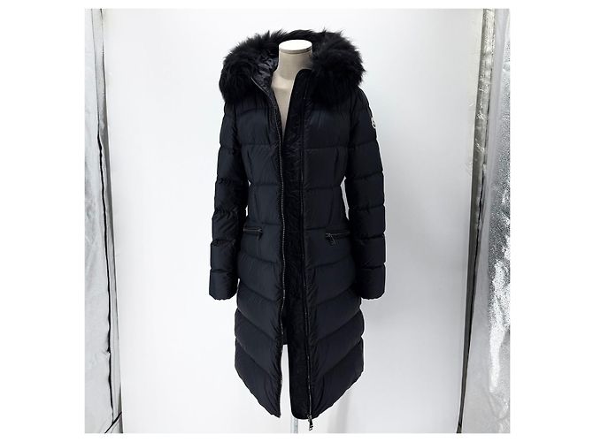 Moncler Boeidic langer Steppjacken Blau - Ansicht 3