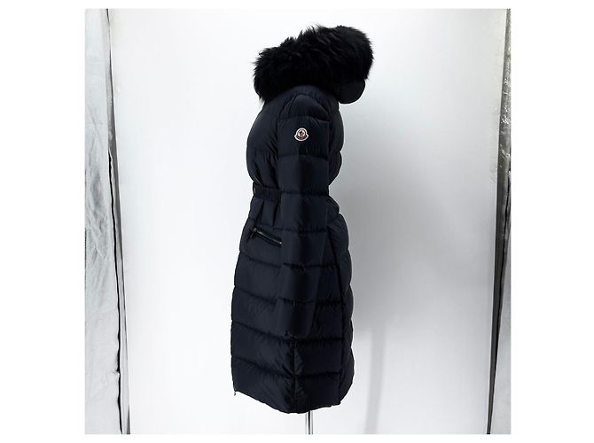 Moncler Boeidic langer Steppjacken Blau - Ansicht 5