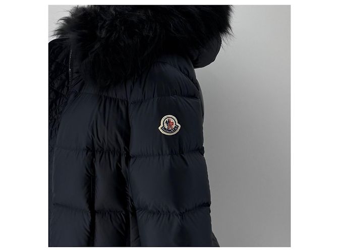 Moncler Boeidic langer Steppjacken Blau - Ansicht 7