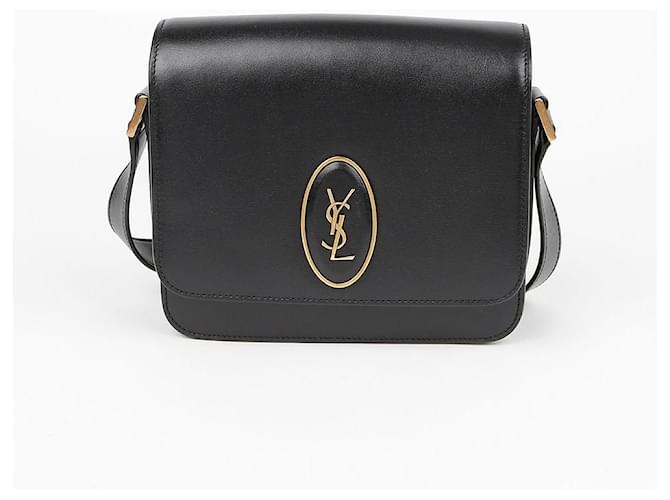 Saint Laurent Borsa a tracolla LE Saddle Small Nero - vista 2