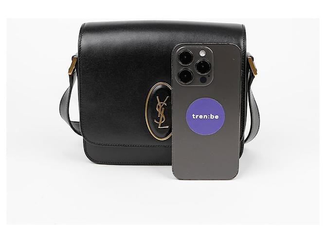 Saint Laurent Borsa a tracolla LE Saddle Small Nero - vista 7