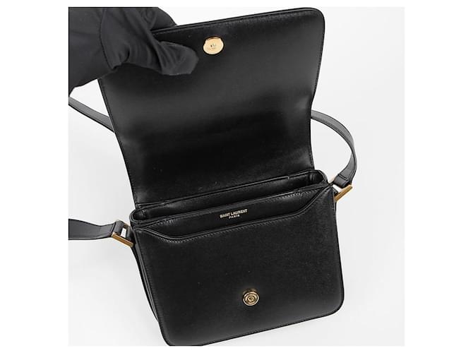 Saint Laurent Borsa a tracolla LE Saddle Small Nero - vista 8