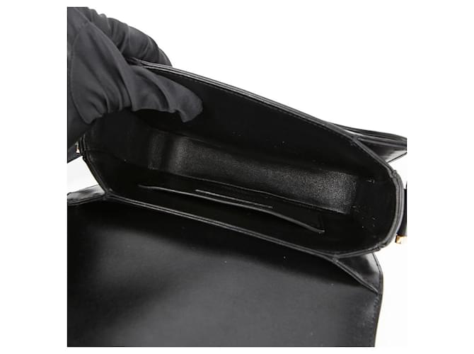 Saint Laurent Borsa a tracolla LE Saddle Small Nero - vista 9