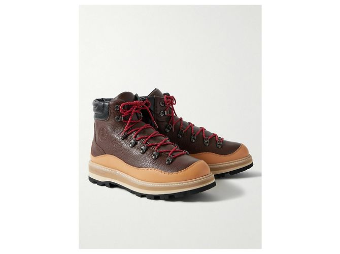 Generalüberholte Moncler Wanderschuhe Beige Brown Braun - Ansicht 3