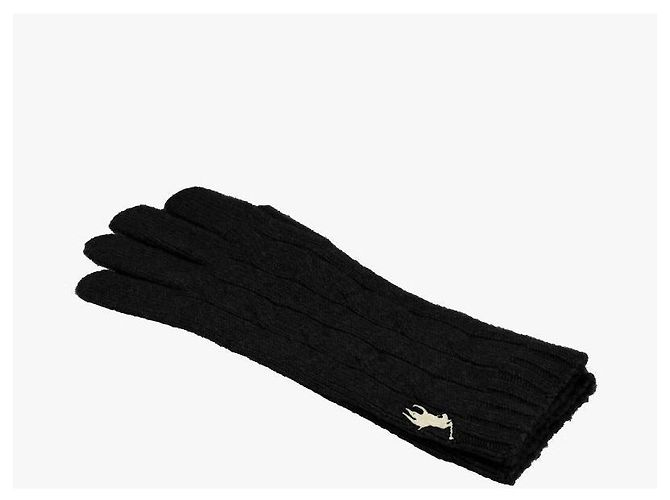 Ralph Lauren Pony Zopfstrick-Handschuhe Set Mehrfarben - Ansicht 5