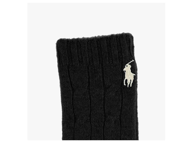 Ralph Lauren Pony Zopfstrick-Handschuhe Set Mehrfarben - Ansicht 6