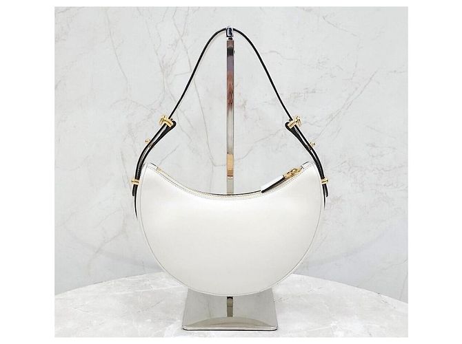 Prada Picca borsa a tracolla in pelle Arke Argento - vista 3