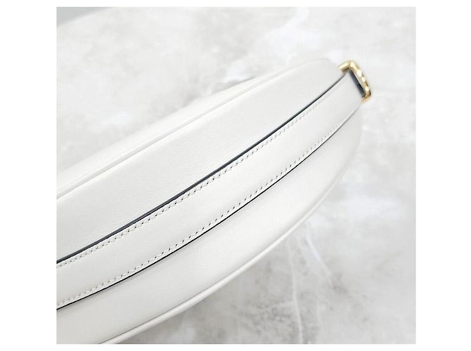 Prada Picca borsa a tracolla in pelle Arke Argento - vista 7