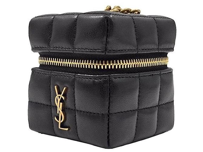 Saint Laurent Matelassé Cube Tasche Schwarz - Ansicht 2