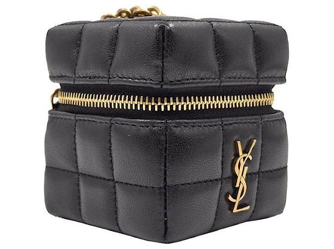 Saint Laurent Matelassé Cube Tasche Schwarz - Ansicht 3