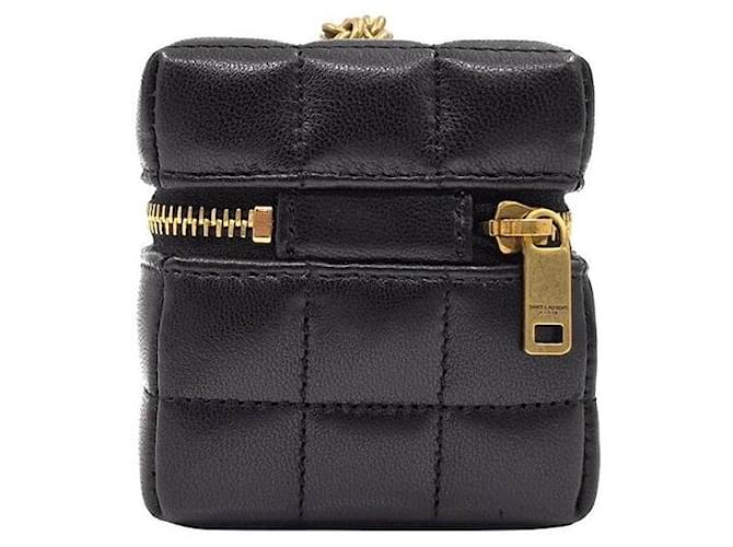 Saint Laurent Matelassé Cube Tasche Schwarz - Ansicht 4