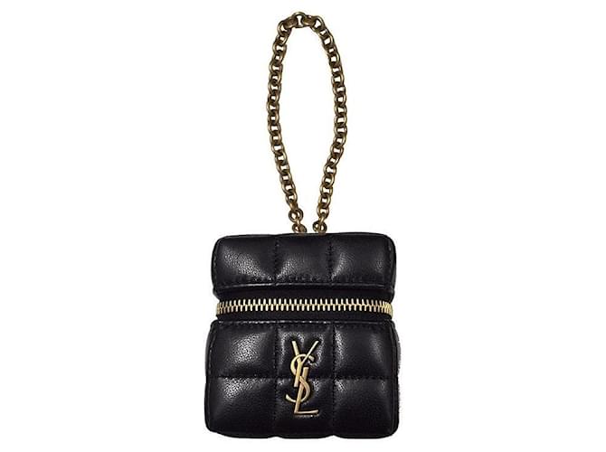 Saint Laurent Matelassé Cube Tasche Schwarz - Ansicht 5