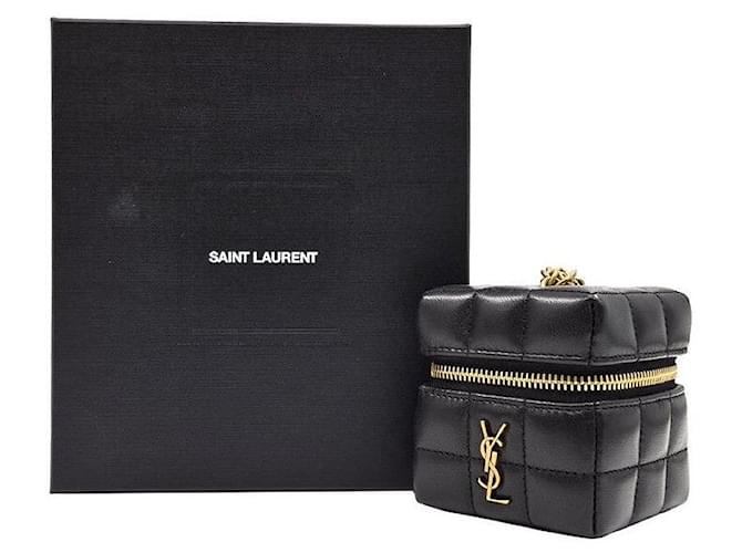 Saint Laurent Matelassé Cube Tasche Schwarz - Ansicht 9