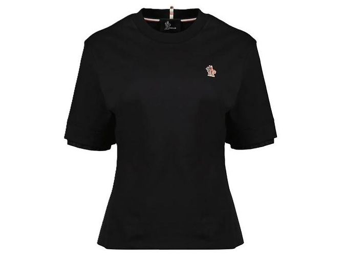 Moncler T-Shirt aus Baumwollmischung mit Grenoble-Logo-Patch - Ansicht 3