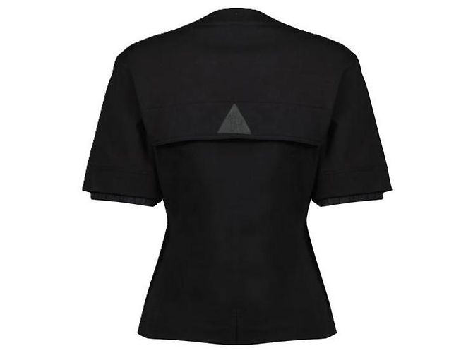 Moncler T-Shirt aus Baumwollmischung mit Grenoble-Logo-Patch - Ansicht 4