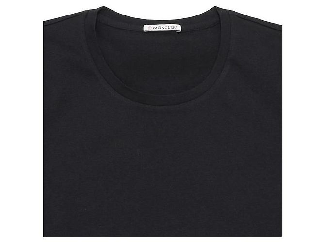 Moncler T-Shirt aus Baumwolljersey mit Logo-Patch - Ansicht 4