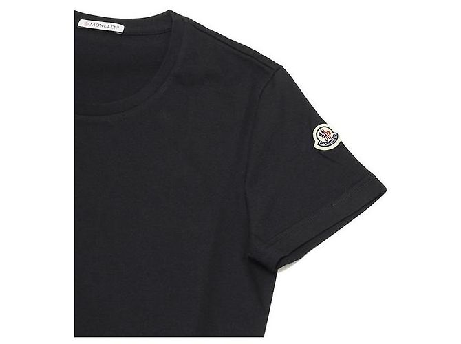 Moncler T-Shirt aus Baumwolljersey mit Logo-Patch - Ansicht 5